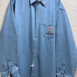 Texas A&M Denim Shirt